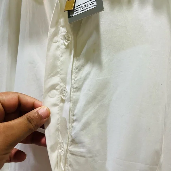 White shirt style midi dress ! - Picture 4 of 9